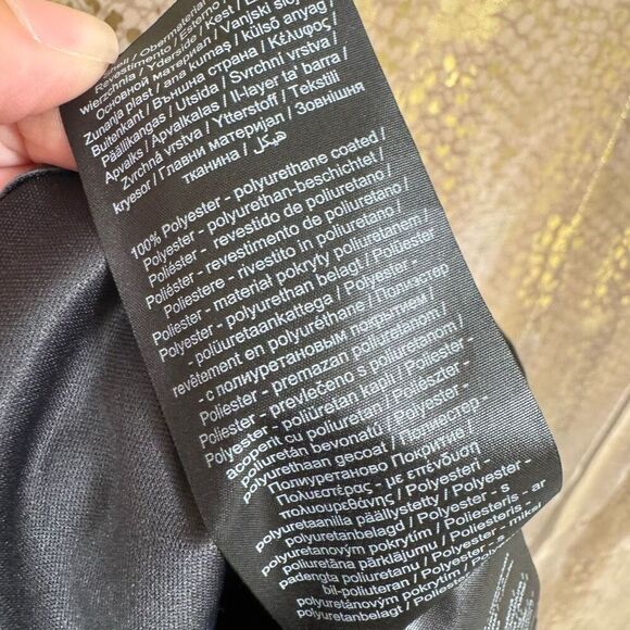 Vero Moda Black Shiny Coated Vinyl Short Mini Skirt XS NWT - Picture 5 of 11